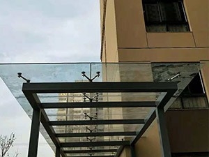 渭南門頭雨棚